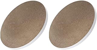 Photo 1 of Cat Scratcher Replacement Pads 2 PC
 4. L14.6 x W14.6 x H1.1 inches
