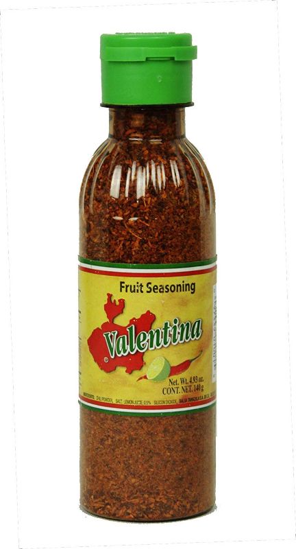 Photo 1 of (2 PACK) Valentina Salsa Chili Powder All Natural Fruit Dry Seasoning Salt and Lime Perfect For Fruits Chips Great With Snacks and Many Other Dishes or More 4.93 Ounce Bottle (140 Gram)
