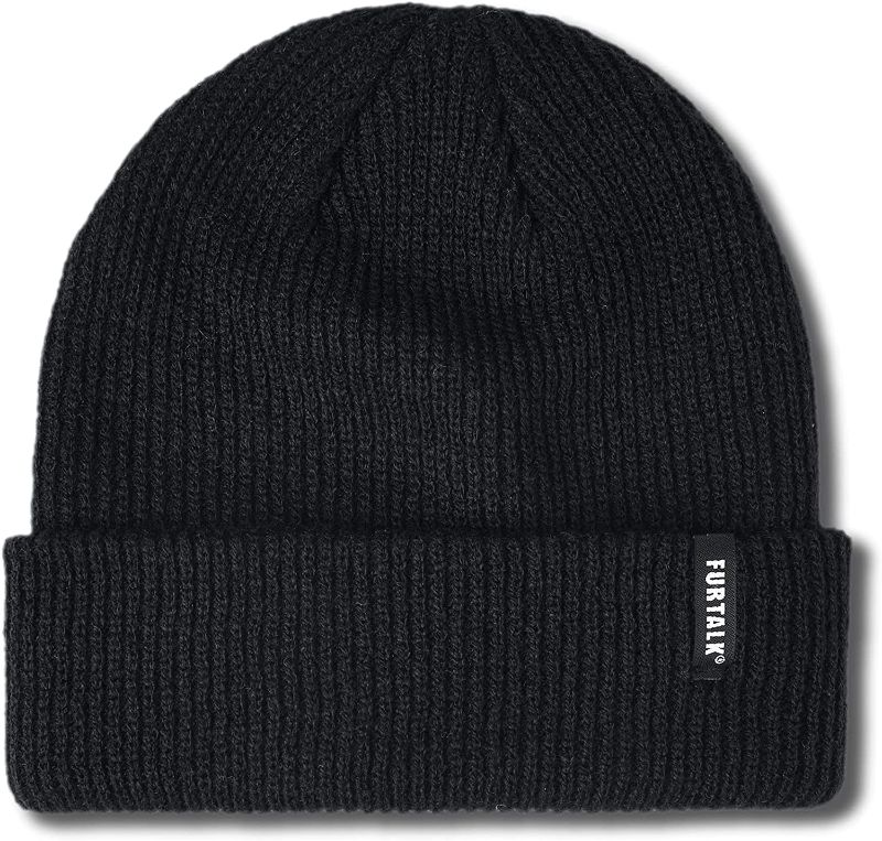 Photo 1 of FURTALK Beanie Hat for Women Men Winter Hat Womens Cuffed Beanies Knit Skull Cap Warm Ski Hats
