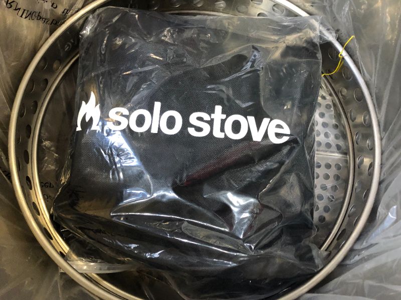 Photo 1 of Solo Stove Yukon Backyard Bundle Portable Fire Pit Wood Burning and Low Smokeless Fire Pit Camping Stove | 27x17 Inches with Camp Stove Accessories
