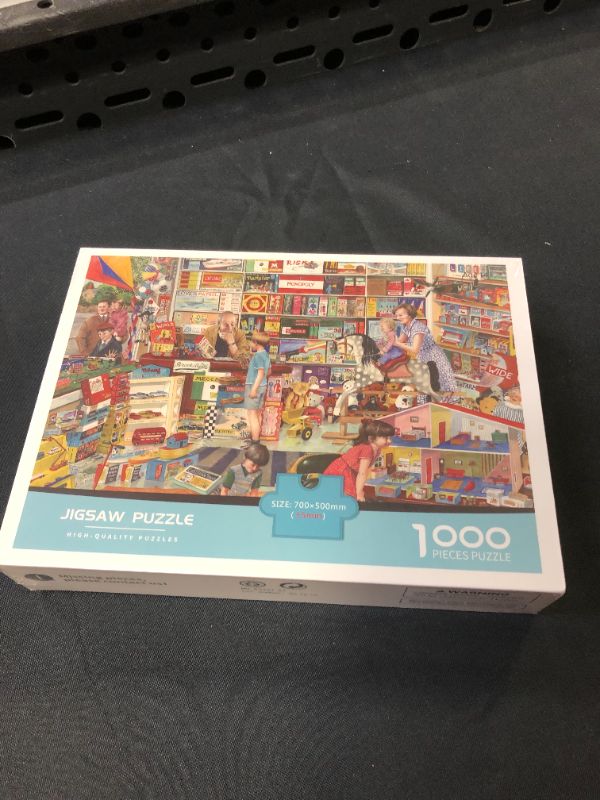 Photo 2 of 1000 Piece Puzzle for Adults, Educational Jigsaw Puzzles Toys, Toy Store, 27.56''x19.68''
