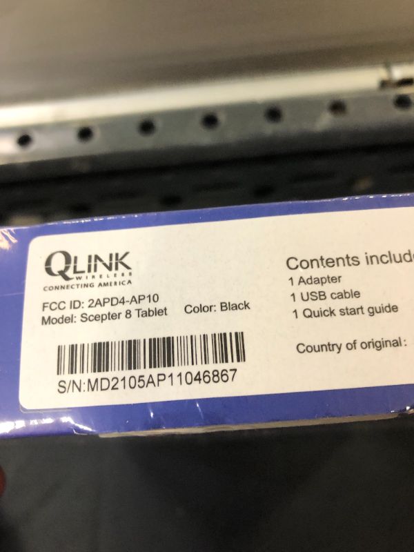 Photo 3 of Q Link Wireless Scepter 8 - sealed 
