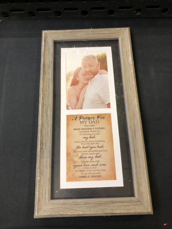 Photo 1 of Homazing Dad Gifts from Daughter, Rustic Dad Picture Frame, Gifts for Dad from Daughter Son Wife, Dad Birthday Gifts, from Daughter, Son, Kids
