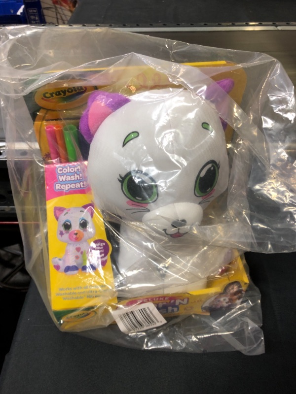 Photo 2 of Crayola 10-Inch Deluxe Color 'n' Plush Kitty
