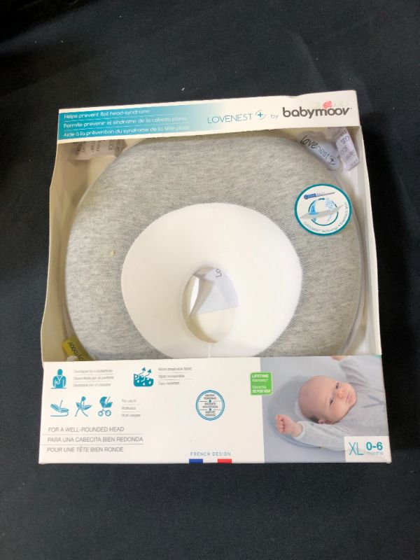 Photo 2 of Babymoov Lovenest Plus Baby Pillow | Pediatrician Designed Infant Head and Neck Support to Prevent Flat Head Syndrome (Patented Design)
