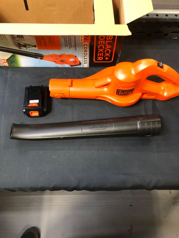 Photo 2 of Black+Decker LSW221 Cordless Sweeper + 20-Volt Battery Pack
