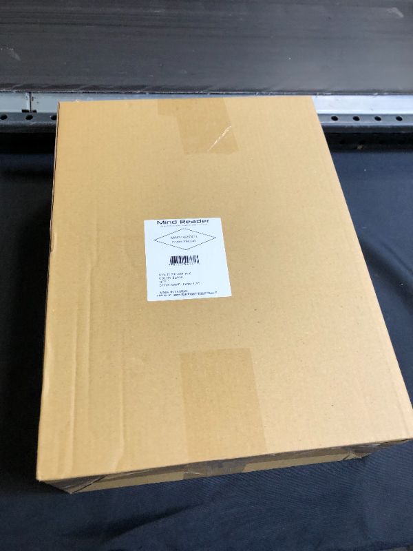 Photo 1 of Mind Reader 3-Shelf Printer Cart, Stand with Wheels, Drawer, Cord Management size - Fully extended to three tiers, this item is 13.18 (L) x 17.2 (W) x 24.4 (H)
