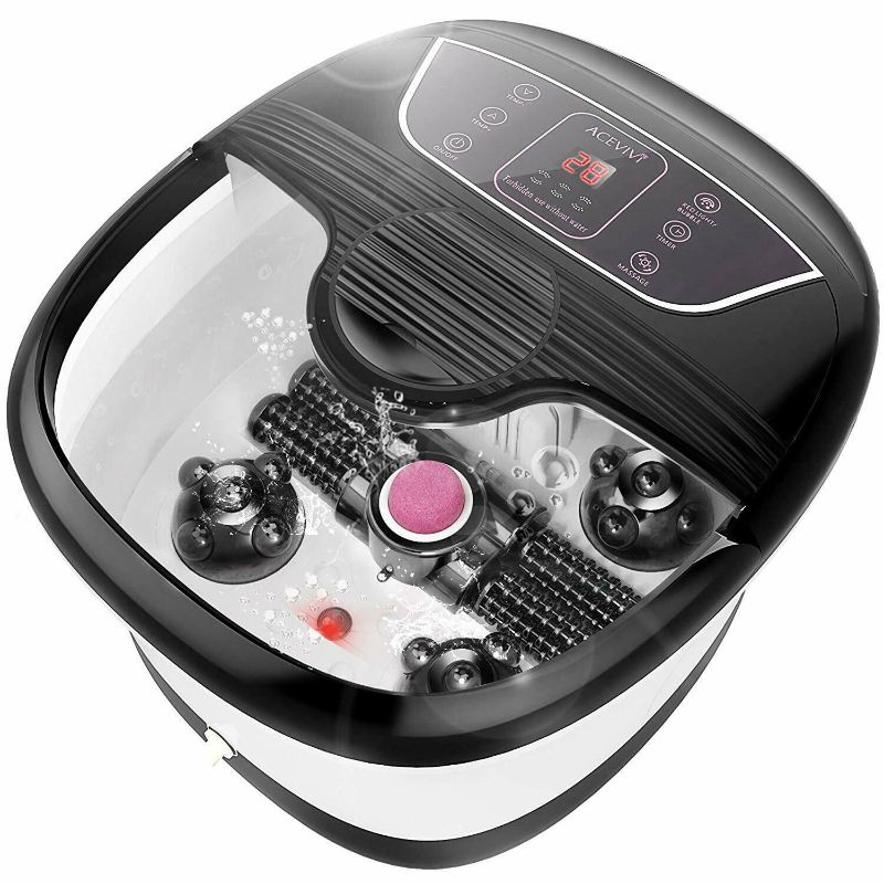 Photo 1 of ACEVIVI Foot Spa Bath Massager Bubble Heat LED Display Infrared Relax Timer
