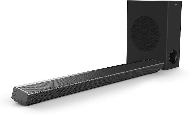 Photo 1 of Philips PB603 Soundbar Speaker with 3.1 Channels, 320W Output Power, Wireless subwoofer, Dolby Atmos, 2X HDMI-in with 4K passthrough, 1x HDMI-Out (ARC), TAPB603
