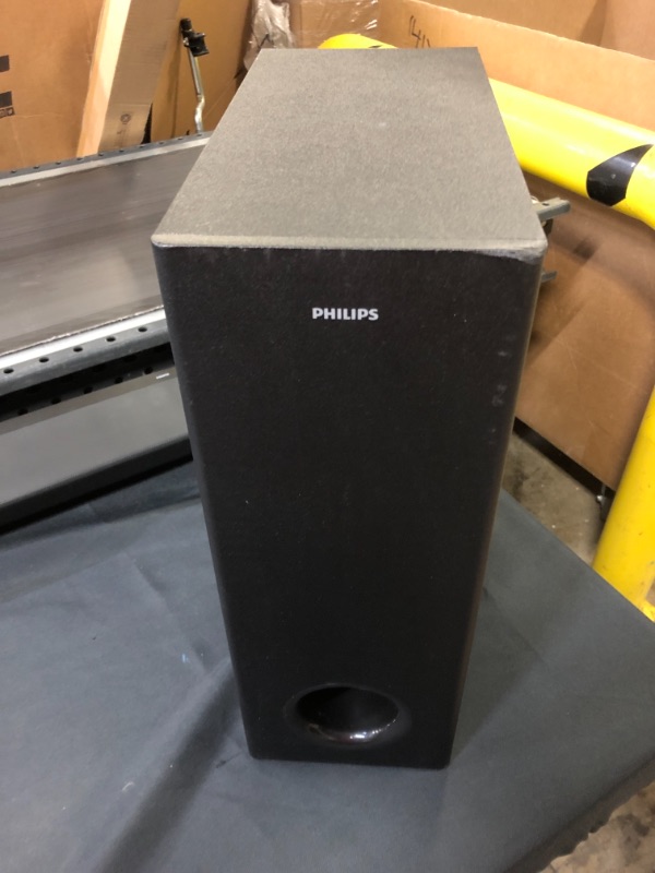 Photo 1 of Philips PB603 Soundbar Speaker with 3.1 Channels, 320W Output Power, Wireless subwoofer, Dolby Atmos, 2X HDMI-in with 4K passthrough, 1x HDMI-Out (ARC), TAPB603
