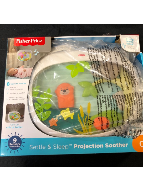 Photo 2 of ?Fisher-Price Settle & Sleep Projection Soother, Crib-attaching Sound Machine with Gentle Music, Lights, and Moving Animal pals
