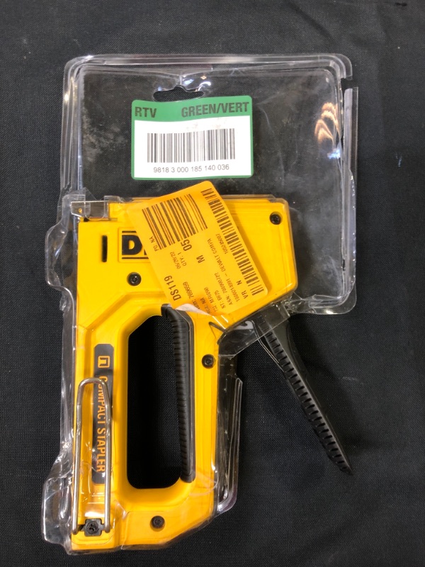 Photo 1 of DEWALT STAPLE GUN - DAMAGE TO PACKAGING 