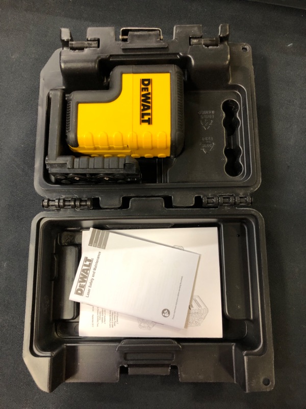 Photo 2 of DeWalt DW08302 Red 3 Spot Laser Level
