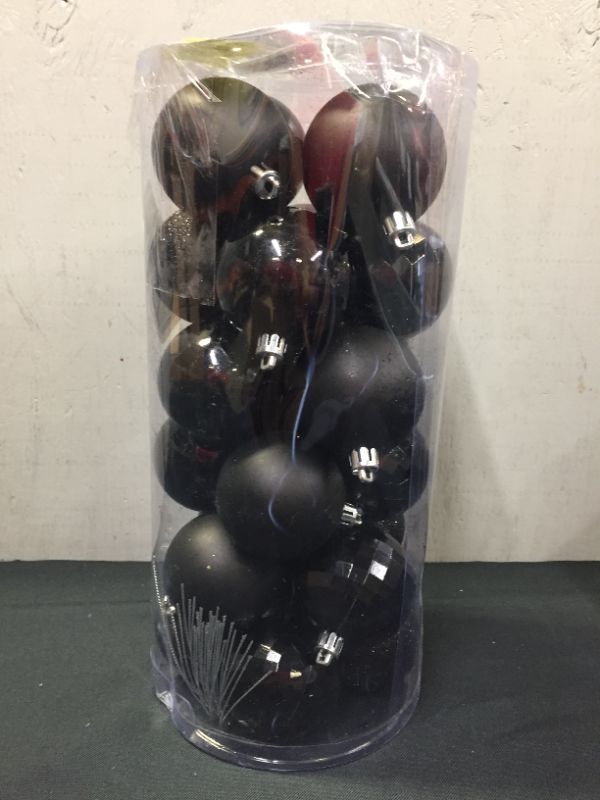 Photo 1 of BLACK CHRISTMAS TREE BULBS