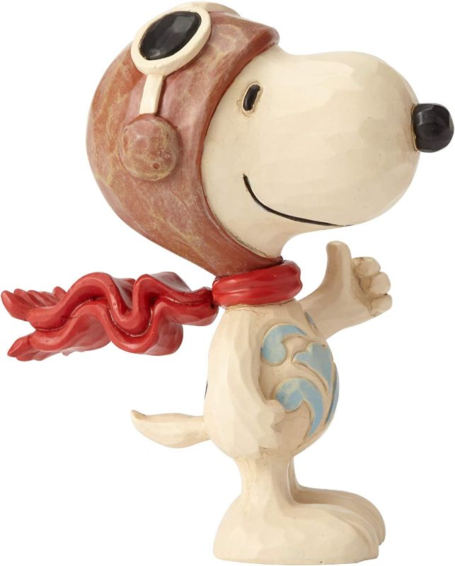 Photo 1 of Enesco Peanuts by Jim Shore Snoopy Flying Ace Mini Figurine
