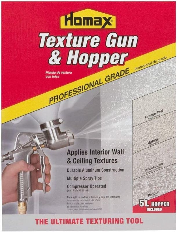 Photo 1 of Homax Texture Gun and Hopper, 5 Liter, 4670
