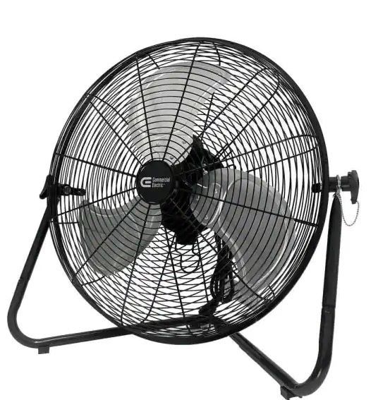 Photo 1 of 20 in. 3-Speed High Velocity Floor Fan
