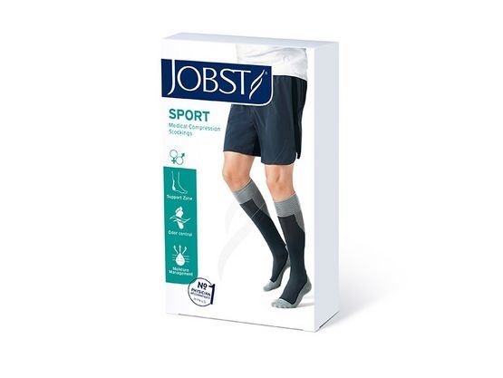Photo 1 of JOBST® Sport Knee High 15-20 mmHg Closed Toe