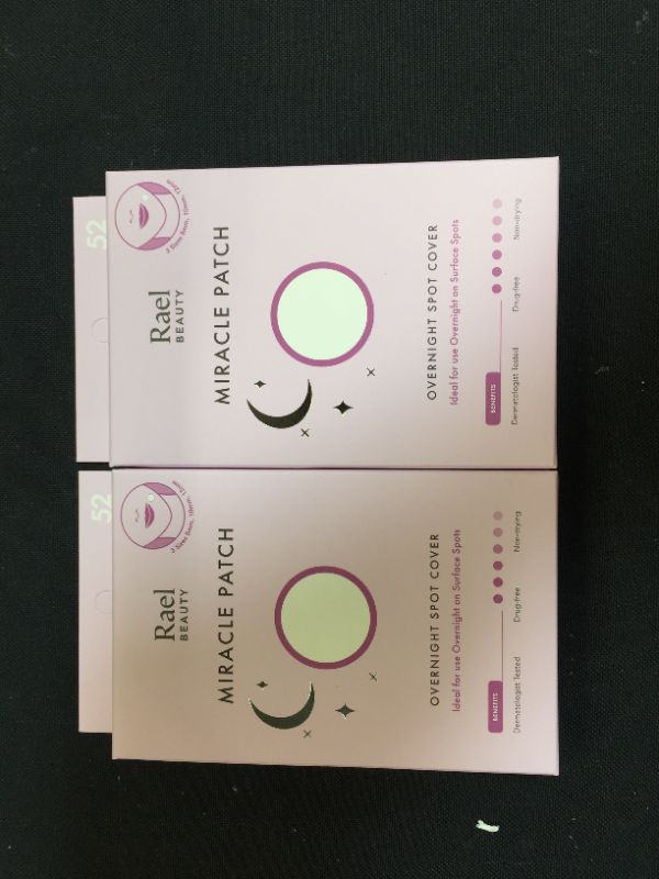 Photo 2 of 
Rael Beauty Miracle Overnight Acne Spot Cover Pimple Patch - 52ct - 2 PACK 

