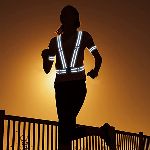 Photo 4 of YAFOLOV High Visibility Reflective Safety Vest For Men Women,Adjustable Work,Construction,Runnning,Cycling,Jogging Vest
