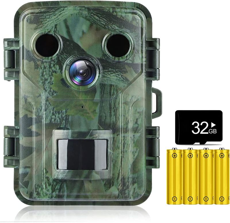 Photo 1 of ?2022 Version? SESERN Trail Game Camera 20MP 1080P, Night Vision Waterproof Hunting Camera with 120°Wide-Angle Motion Advanced Sensor View 0.2s Trigger Time 2.0” LCD for Wildlife Monitoring
