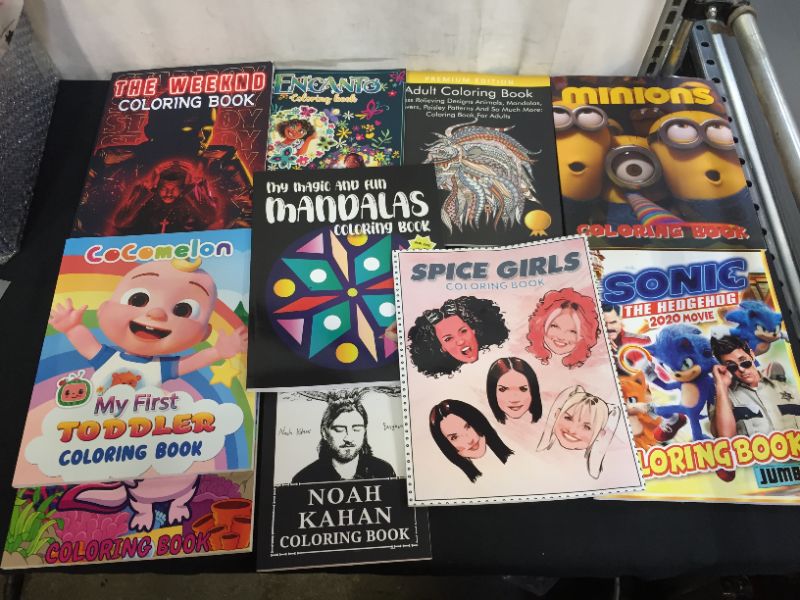 Photo 1 of 10 PACK COLORING BOOK BUNDLE for ADULTS AND KIDS 