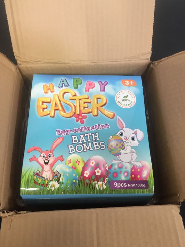 Photo 1 of EASTER EGG BATH BOMB 9 COUNT