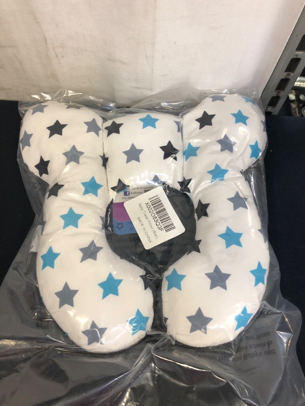 Photo 1 of Baby Travel Pillow, Infant Head and Neck Support Pillow for Car Seat, Pushchair, for 0-1 Years Old Baby (White)

