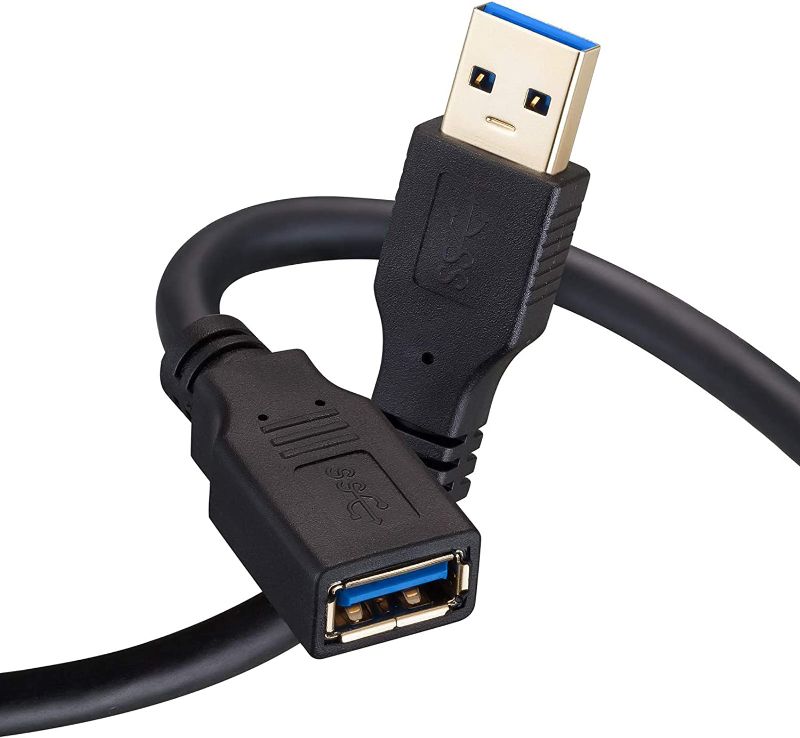 Photo 1 of Nanxudyj USB Extension Cable 10ft USB 3.0 Extender Type A Male to Female Data Transfer Cord 5Gbps for Playstation, Xbox, Oculus VR, USB Flash Drive, Card Reader, Hard Drive, Keyboard, Printer
