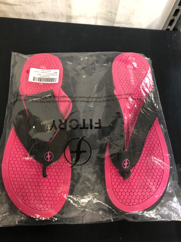 Photo 2 of Womens flip flops, Comfort Thong Sandals with Arch Support for Beach
 SIZE 11