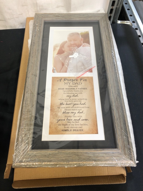 Photo 2 of Dad Gifts from Daughter, Father’s Day Gifts for Dad from Daughter Rustic Dad Picture Frame - Dad Birthday Gifts, Christmas Gifts for Father from Daughter
