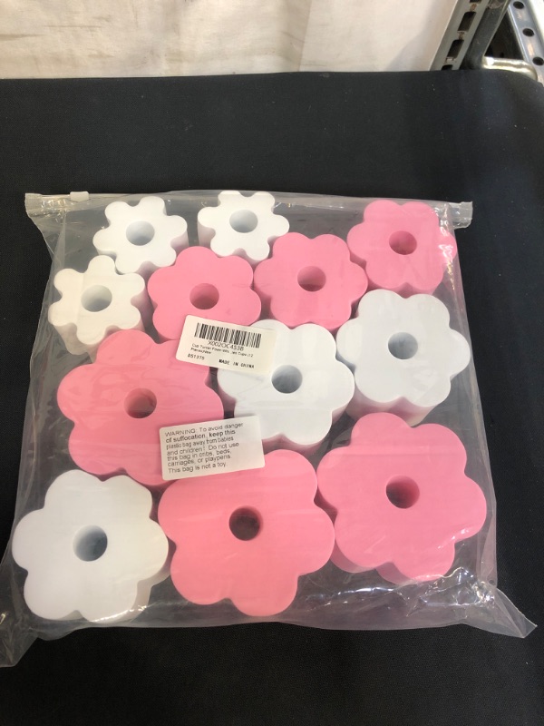 Photo 2 of Cup Turner Foam White and Pink Cup Turner Inserts Accessories 2.44/2.83/3.18/3.74 Inch Diameter Foam Inserts for Tumblers Bottles Cups (12 Pieces)
