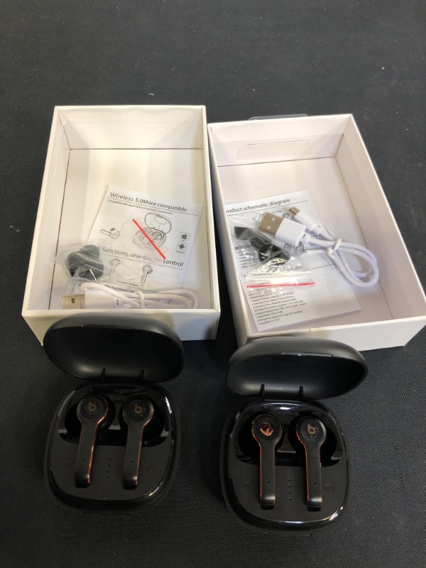 Photo 1 of GENERIC WIRELESS EARBUDS, 2 COUNT 