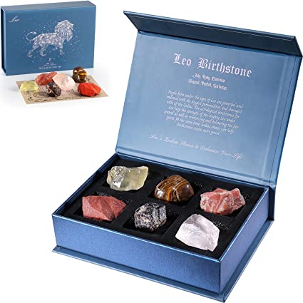 Photo 1 of Leo Crystal Birthday Gift Ideas, Zodiac Sign Stones to Complement The Birthstone--- Factory Sealed --- 