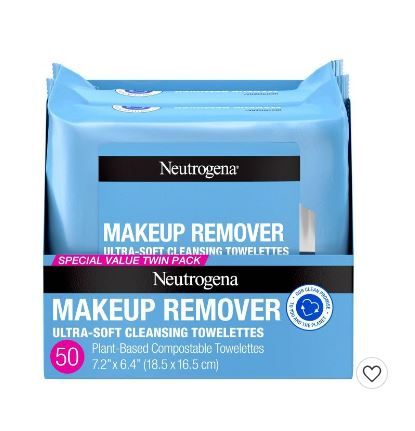 Photo 1 of Neutrogena Makeup Remover Cleansing Face Wipes Refill Pack - 2pk
--- Factory Sealed --- 
