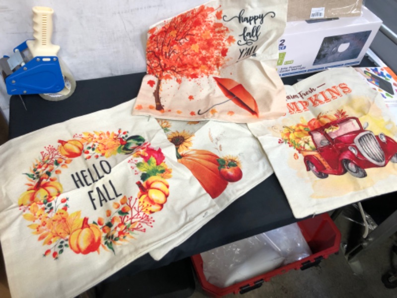 Photo 1 of 4 pc thanksgiving pillow covers 