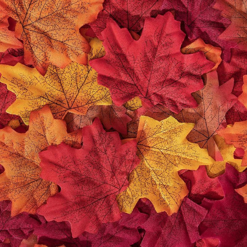 Photo 1 of Bassion 1000 Pcs Fake Fall Leaves Decoration, Thanksgiving Decorations for Home Artificial Maple Leaves for Fall Decor, Autumn Party Table Decor Fall Wedding Decorations
--- Factory Sealed --- 