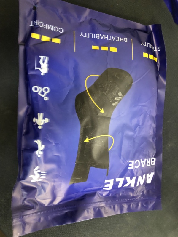 Photo 3 of ankle brace black size large 