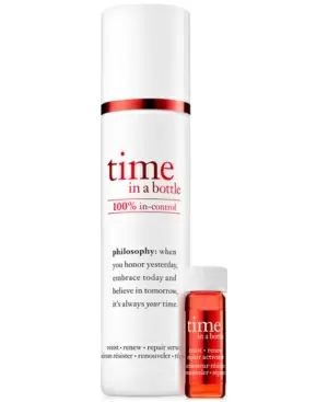 Photo 1 of  Philosophy Time In A Bottle Face Serum--- Factory Sealed --- 