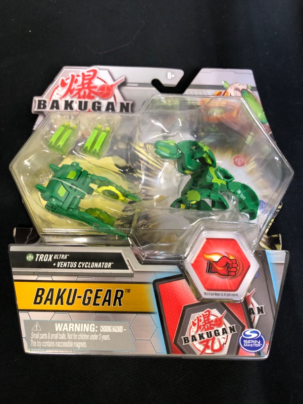 Photo 2 of Bakugan Ultra, Trox with Transforming Baku-Gear, Armored Alliance 3-inch Tall Collectible Action Figure
