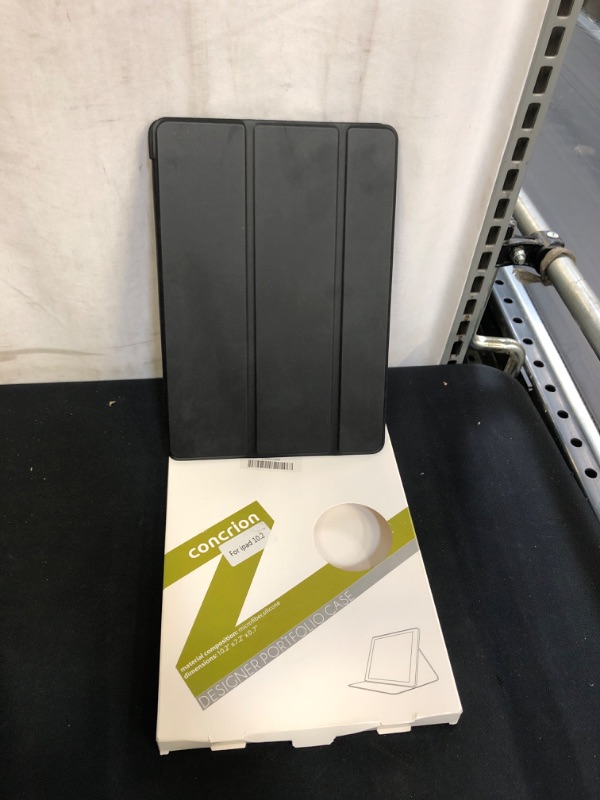 Photo 1 of Fullgaden iPad Case - Ultra Slim Lightweight Smart Shell Stand Cover with Translucent Frosted Back (Auto Wake/Sleep)?Multiple model selection, 10.2" (), Black
