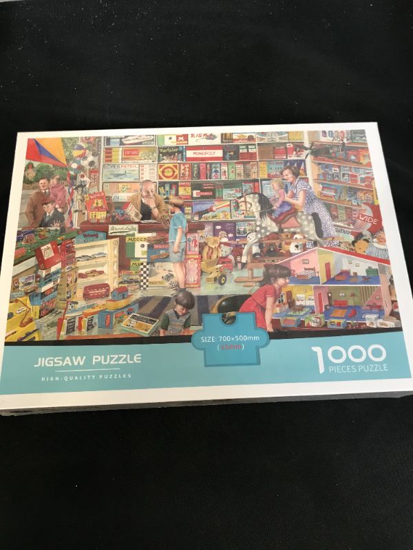 Photo 2 of 1000 Piece Puzzle for Adults, Educational Jigsaw Puzzles Toys, Toy Store, 27.56''x19.68''
