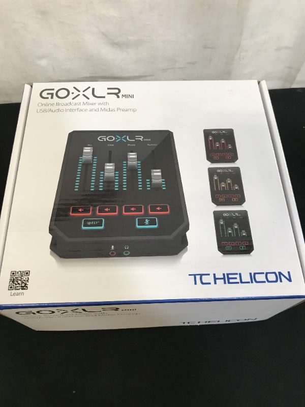 Photo 2 of TC-Helicon GoXLR Mini USB Streaming Mixer with USB/Audio Interface
