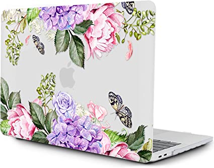 Photo 1 of OneGET Laptop Case for MacBook Air 13 Inch Case 2018 A1932 with Retina Display Computer Case MacBook Air 13 Inch Hard Shell Fashion MacBook Air 13 Case with Touch ID (F37)
