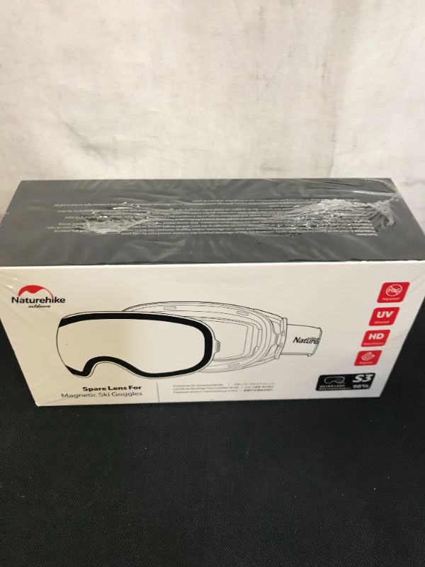 Photo 3 of Naturehike Ski Goggles - Interchangeable Lens 100% UV400 Protection Snow Goggles Anti-Fog Glasses for Unisex Men & Women
