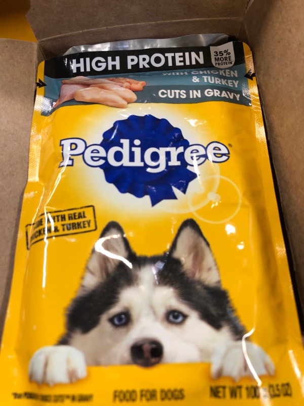 Photo 3 of  Pet Supplies / Dogs / Food / Wet / Pouches / Pedigree High Protein Wet Dog Food Pouches bb 2023 