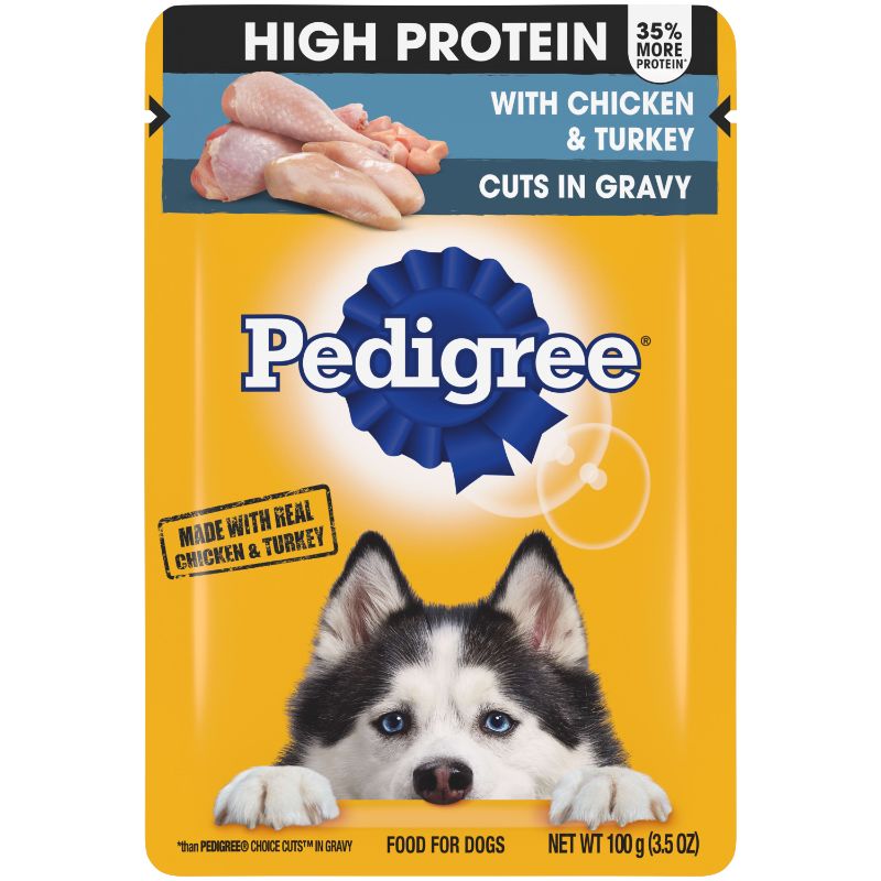 Photo 1 of  Pet Supplies / Dogs / Food / Wet / Pouches / Pedigree High Protein Wet Dog Food Pouches bb 2023 