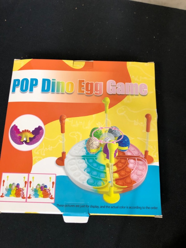 Photo 2 of Kids Toys Pop Its Dinosaur Eggs Games Easter Toys Games for Boys Girls Gifts It Party Favors for Kids Adults Autism ADHD Stress Relief, Silicone Push Bubble Sensory Toys
