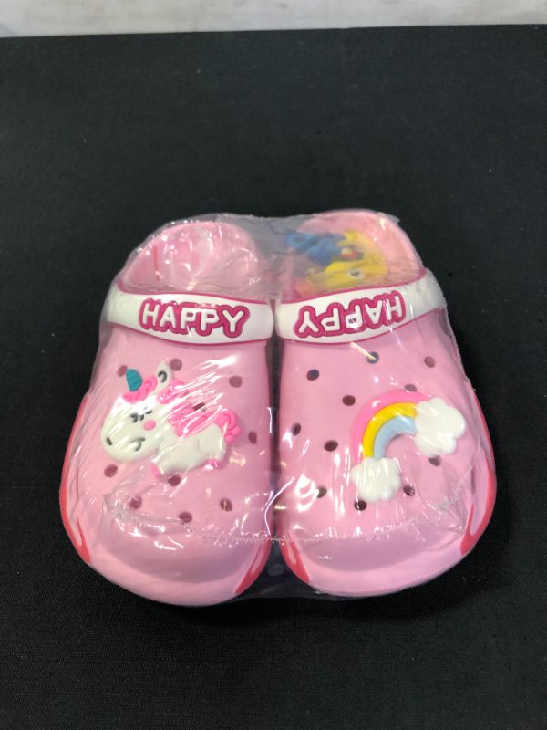 Photo 2 of Weweya Kids Garden Clogs Summer Cute Sandals Slippers with Cartoon Charms for Boys Girls Toddler 9-10 TODDLER

