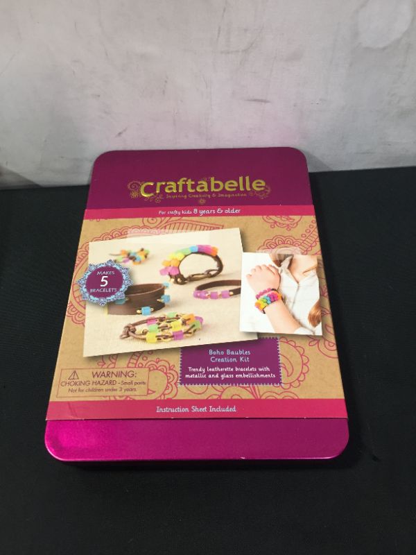 Photo 2 of Craftabelle – Boho Baubles Creation Kit – Bracelet Making Kit – 101pc Jewelry Set with Beads – DIY Jewelry Kits for Kids Aged 8 Years +
